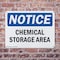 Signmission Chemical Storage Area OSHA Notice Sign, Plastic, 10in W x 7in L, 2PK OS-2PACK-NS-P-710-L-10569 - alternate 2